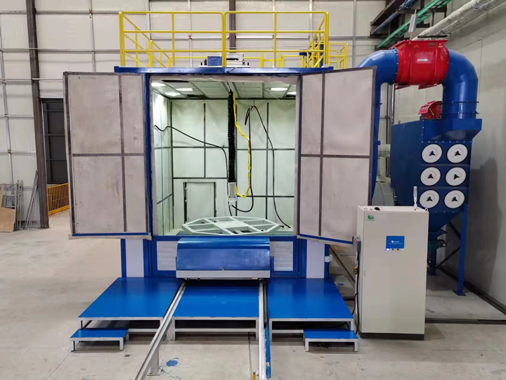 機器人內壁噴砂房 機器人內壁噴砂房