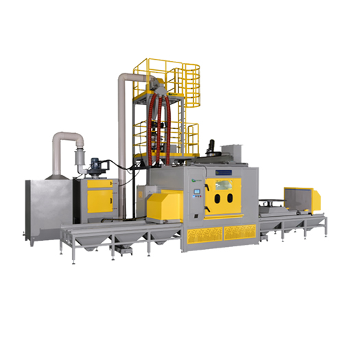 雙臺車輪胎模具噴砂機 雙臺車輪胎模具噴砂機